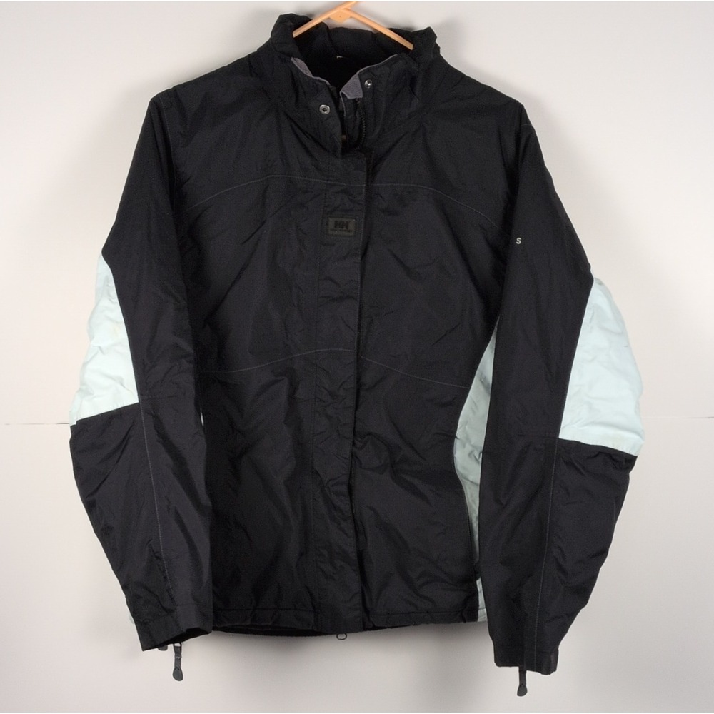 Helly Hansen Helly Tech Men's Colorblock Jacket Black/Blue Full Zip Pockets M